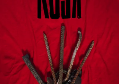 Portada Caperucita Roja, materiales reutilizados